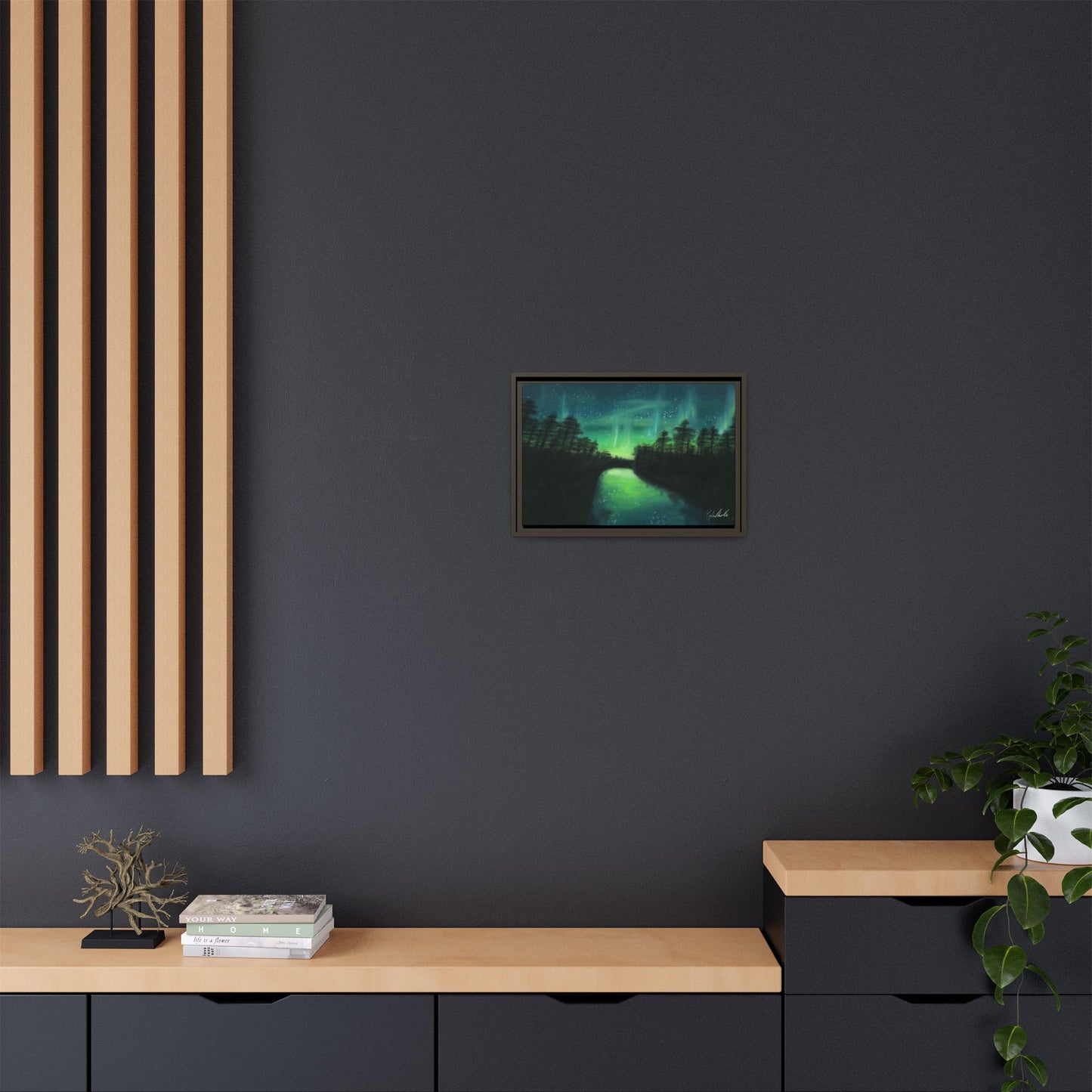 Northern Lights Framed Wall Art