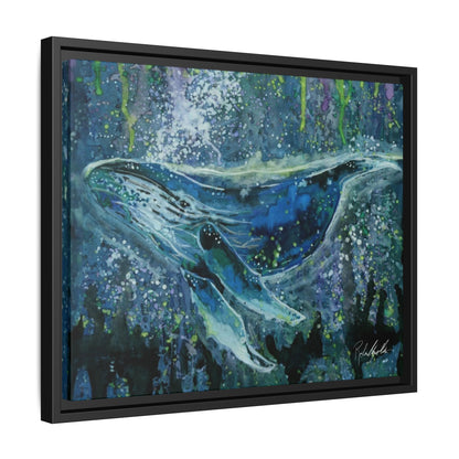 Watercolor Whale Framed Wall Art