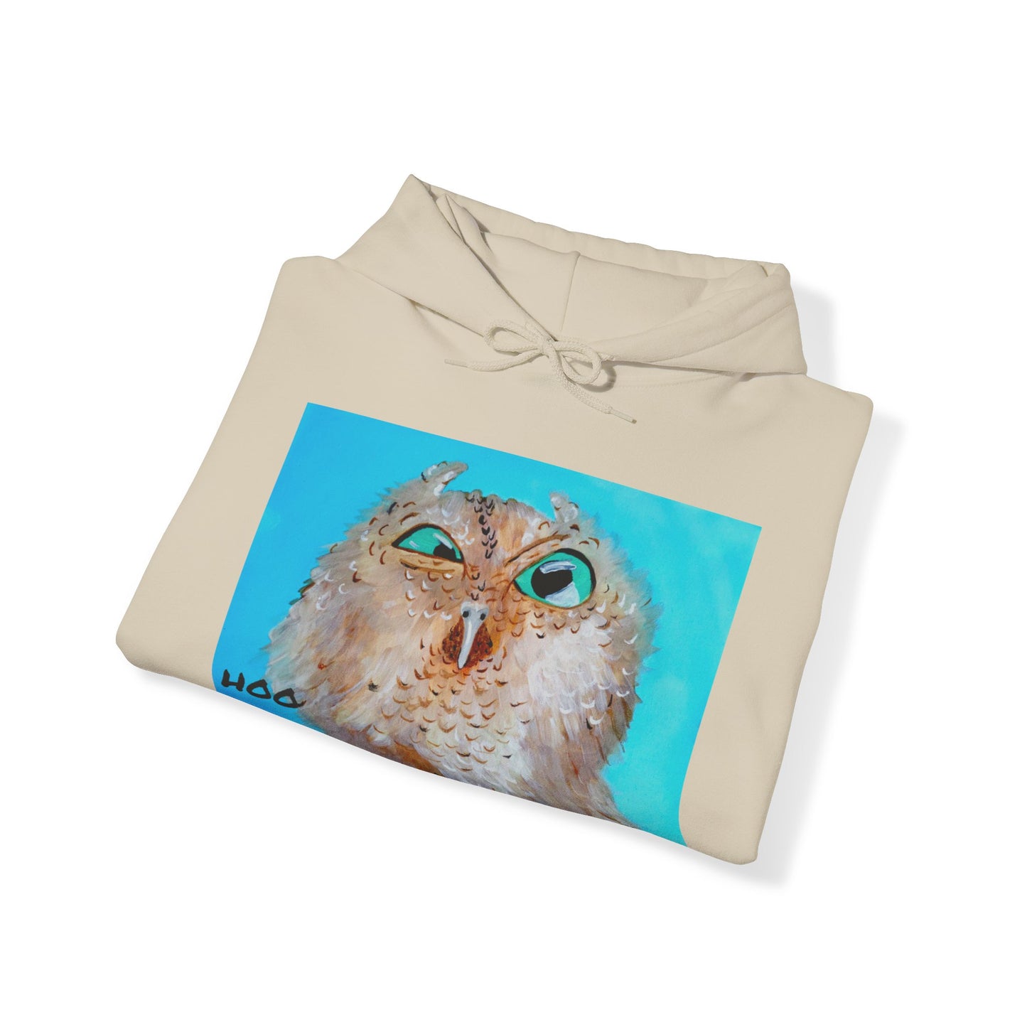 Grumpy Owl- Hoo You Lookin At? Hooded Sweatshirt