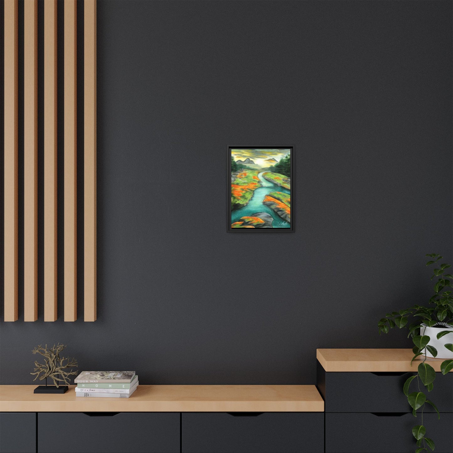 Mountain Stream Framed Wall Art