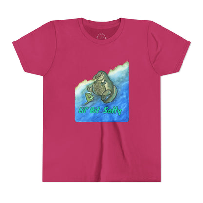 Youth Tee — "Lil' Bit Salty" Gator Graphic Shirt