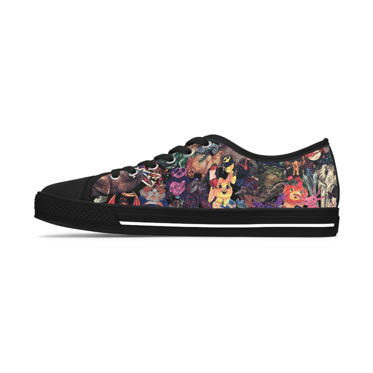 Vintage Animal Mashup Unisex Low Top Classic Sneakers