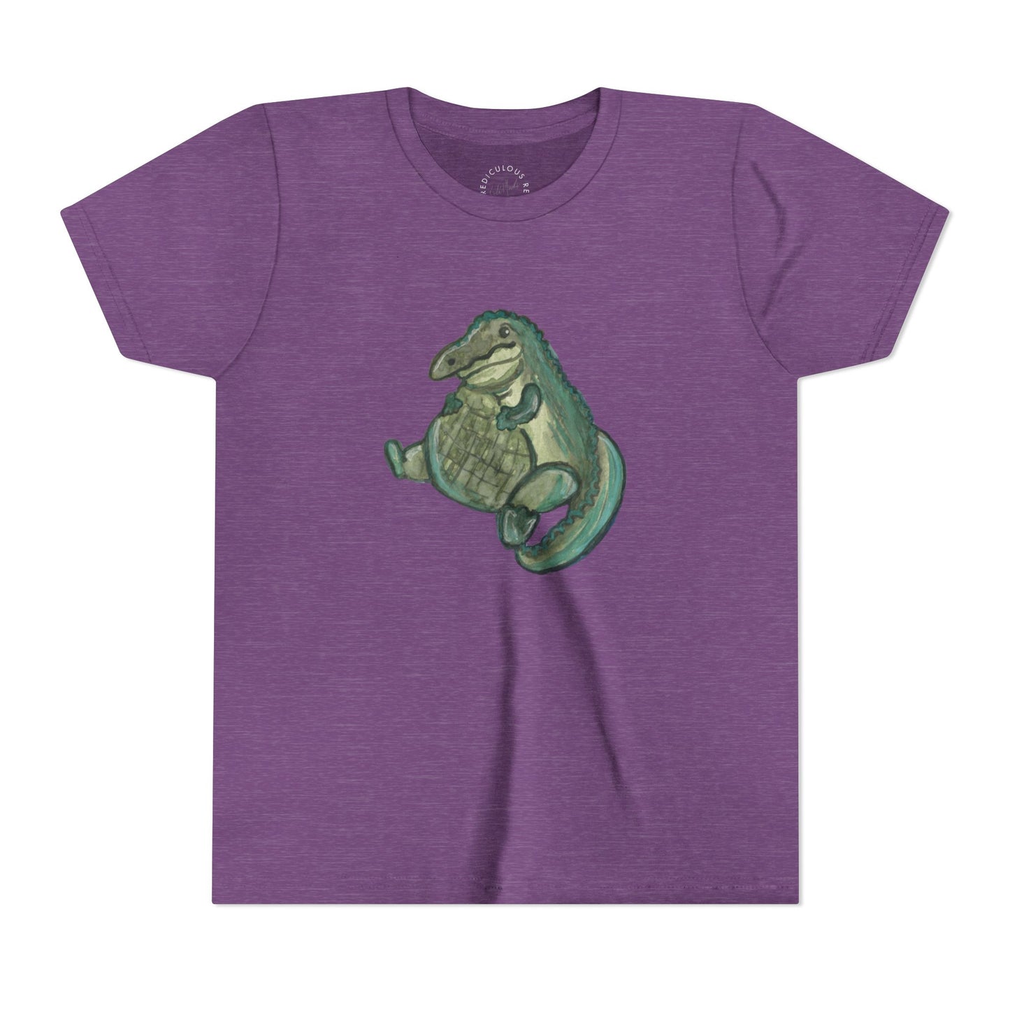 Kids T‑Shirt — Cute Chubby Alligator Graphic