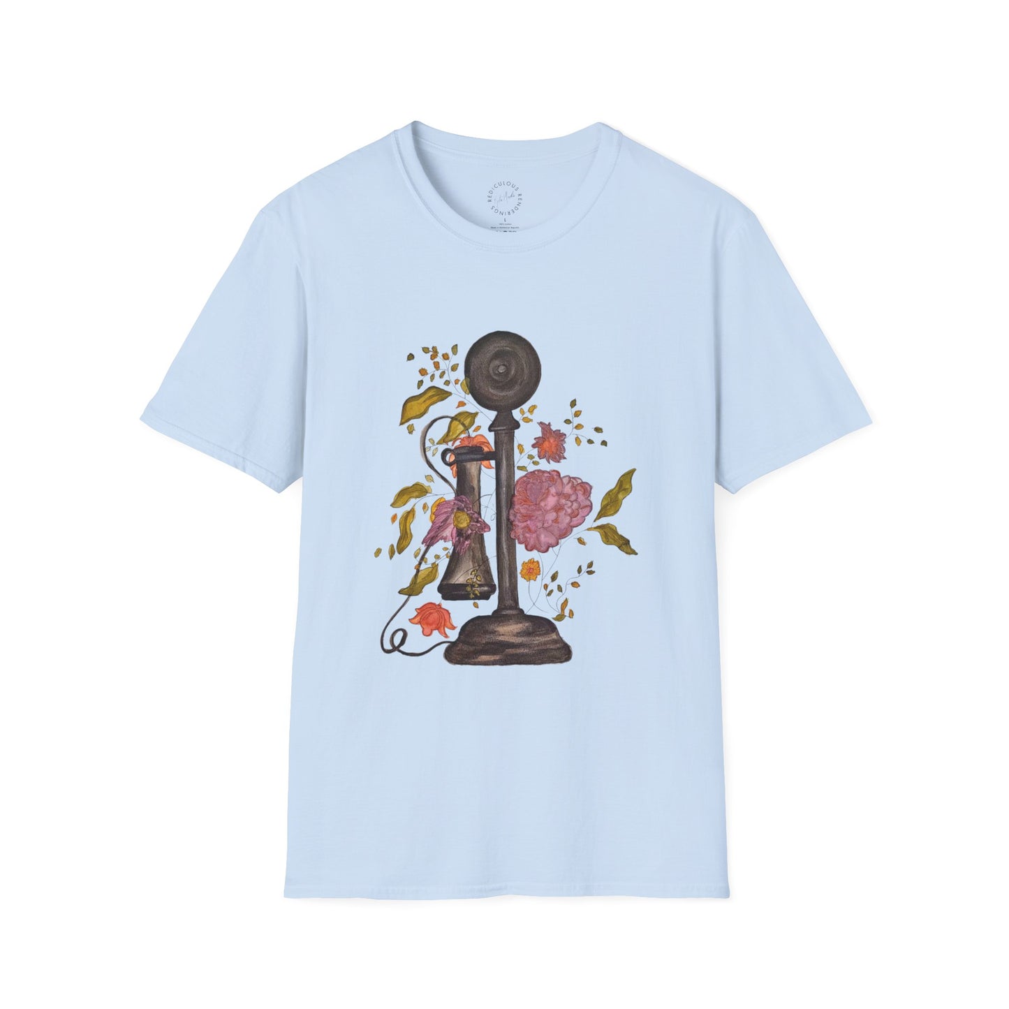 Vintage Phone Unisex Softstyle T-Shirt