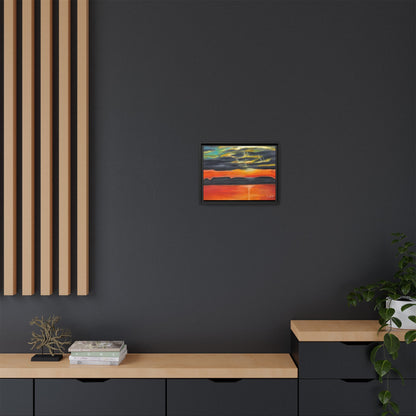Sleeping Giant at Sunset Framed Wall Art