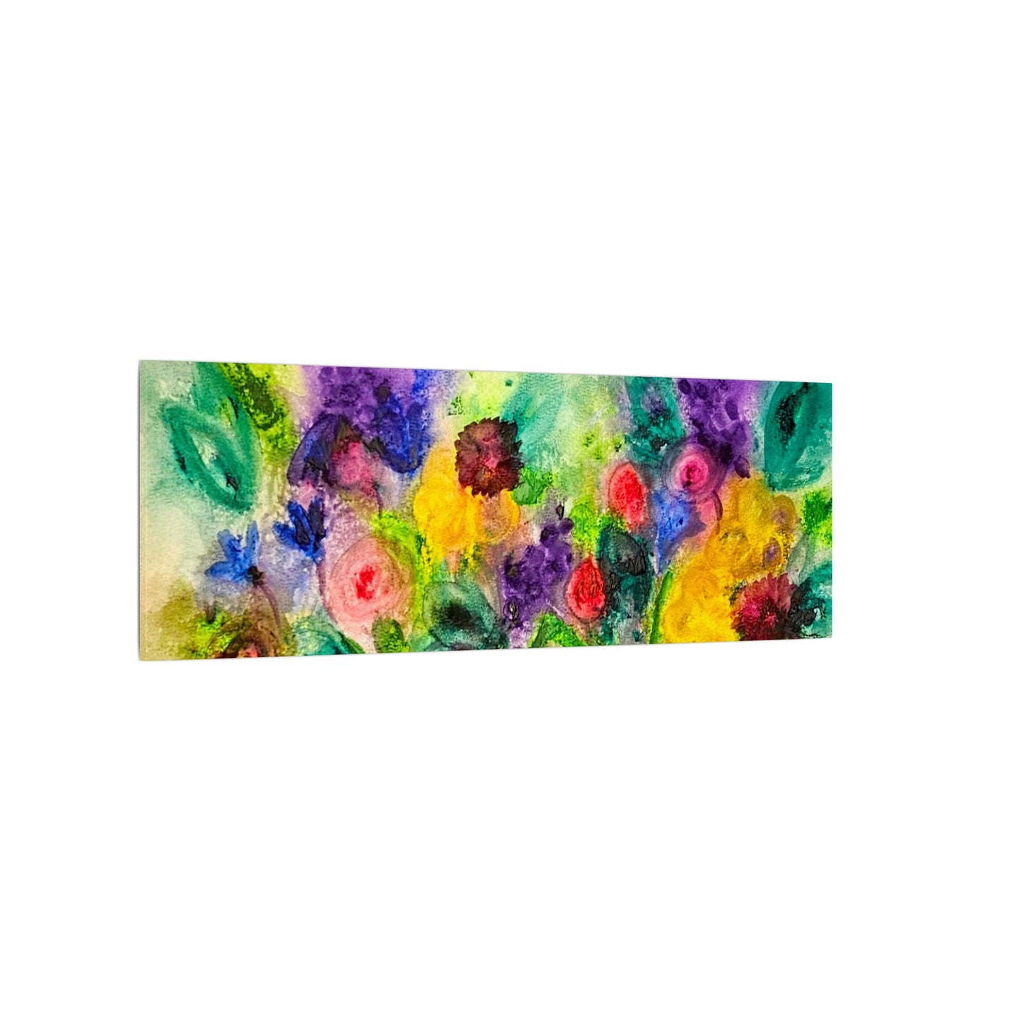 Abstract Flowers Canvas Gallery Wrap