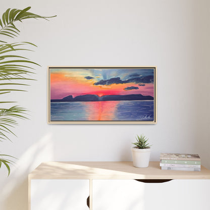 Sleeping Giant at Dawn Framed Wall Art
