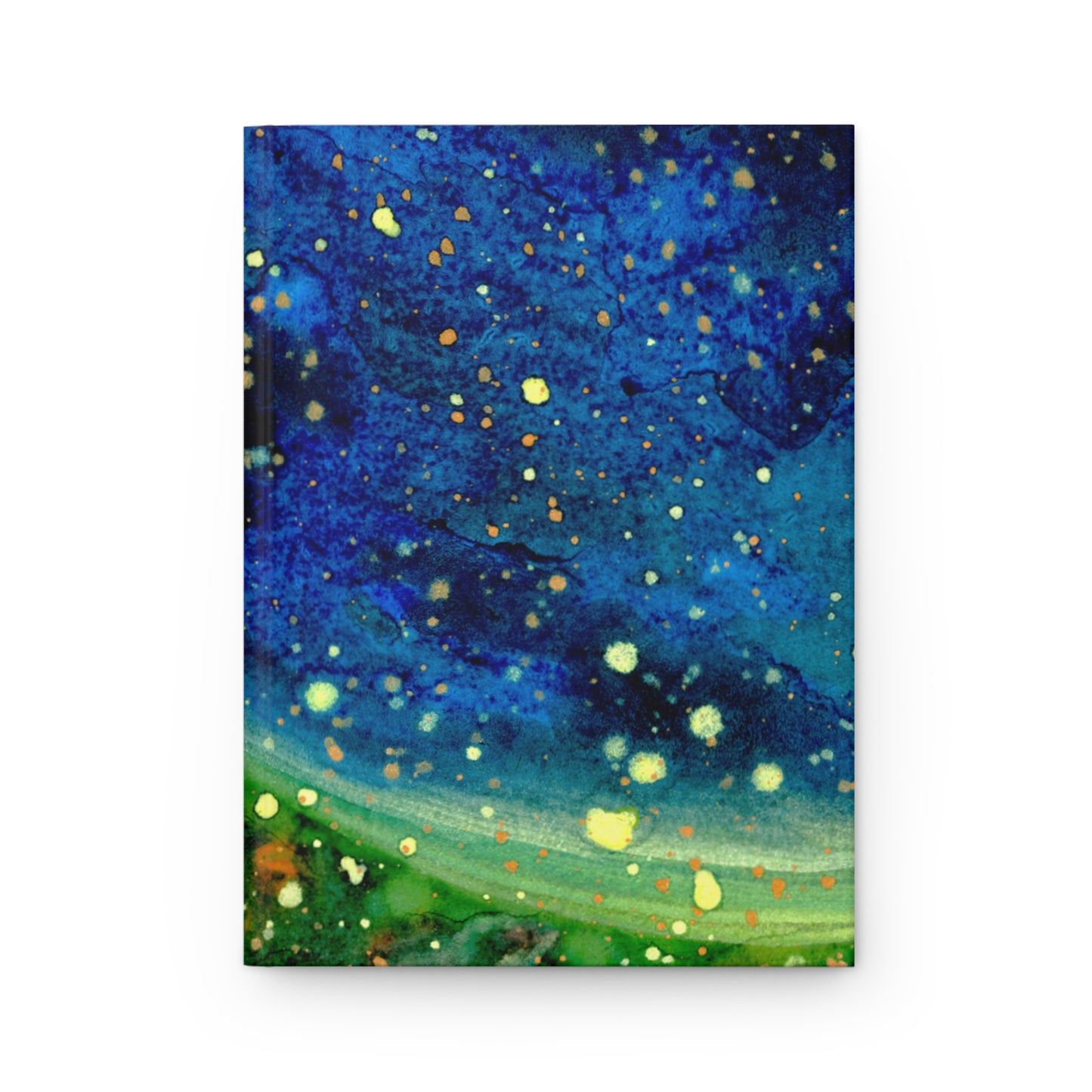 Blue Planet Galaxy Hardcover Journal Matte 150 Pages, Printed Cover