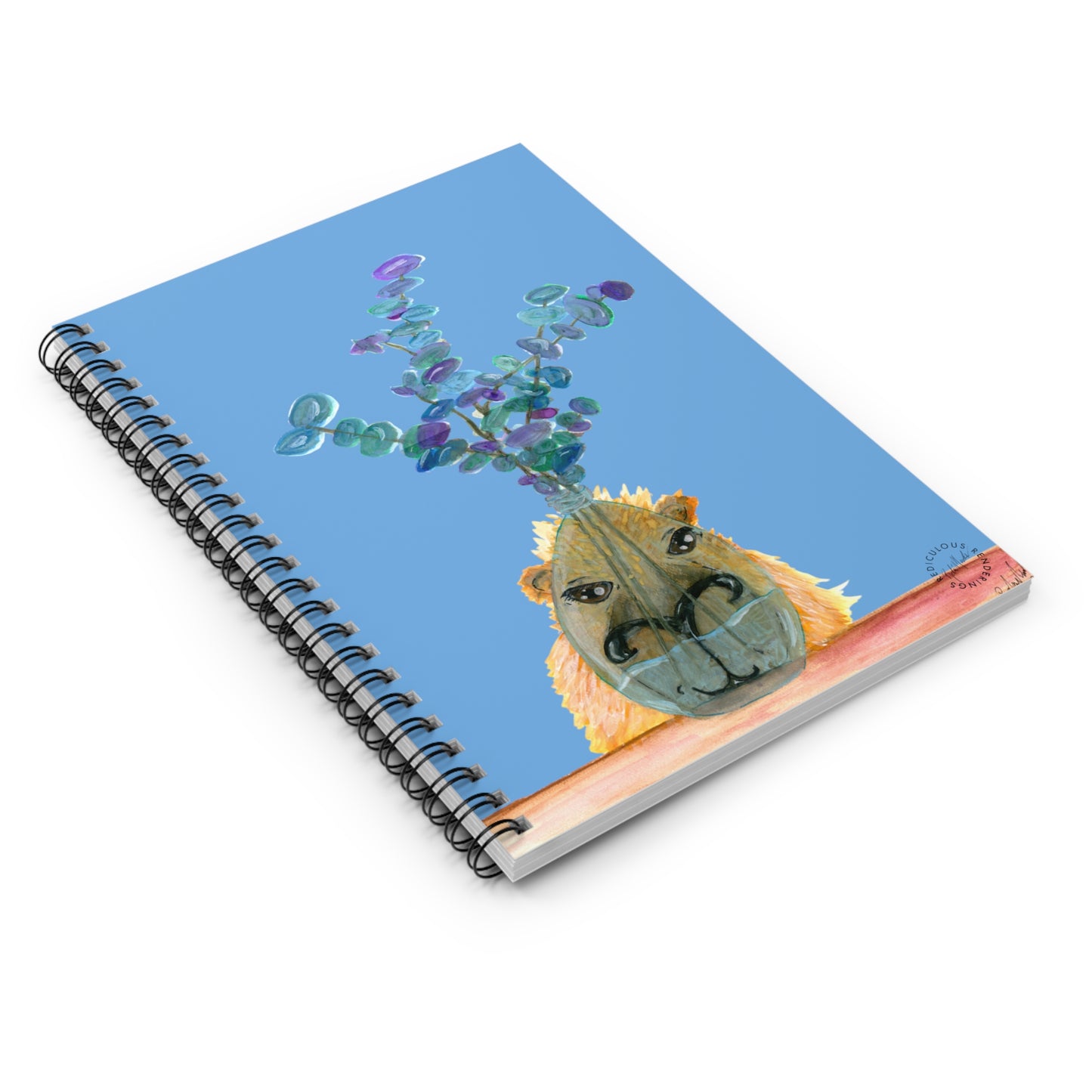 Capybura 2 Ruled Line Notebook 118 Pages, Printed Cover,