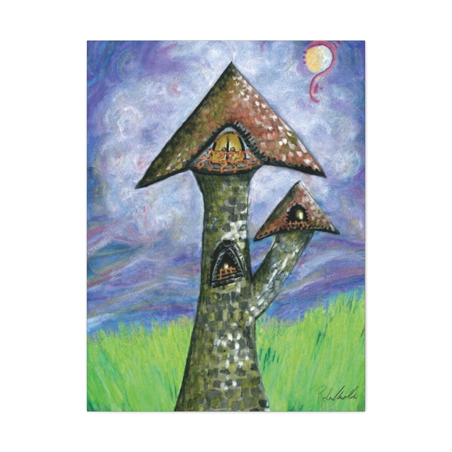 Castle Tower Canvas Gallery Wrap