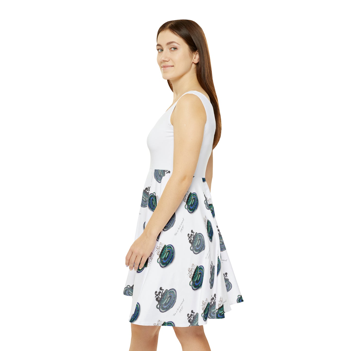 Tea is best served HOT Women's Skater Dress (AOP)