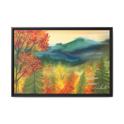 Fall Mountains Framed Wall Art