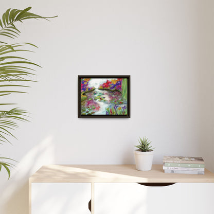 Floral Summer Pond Framed Wall Art