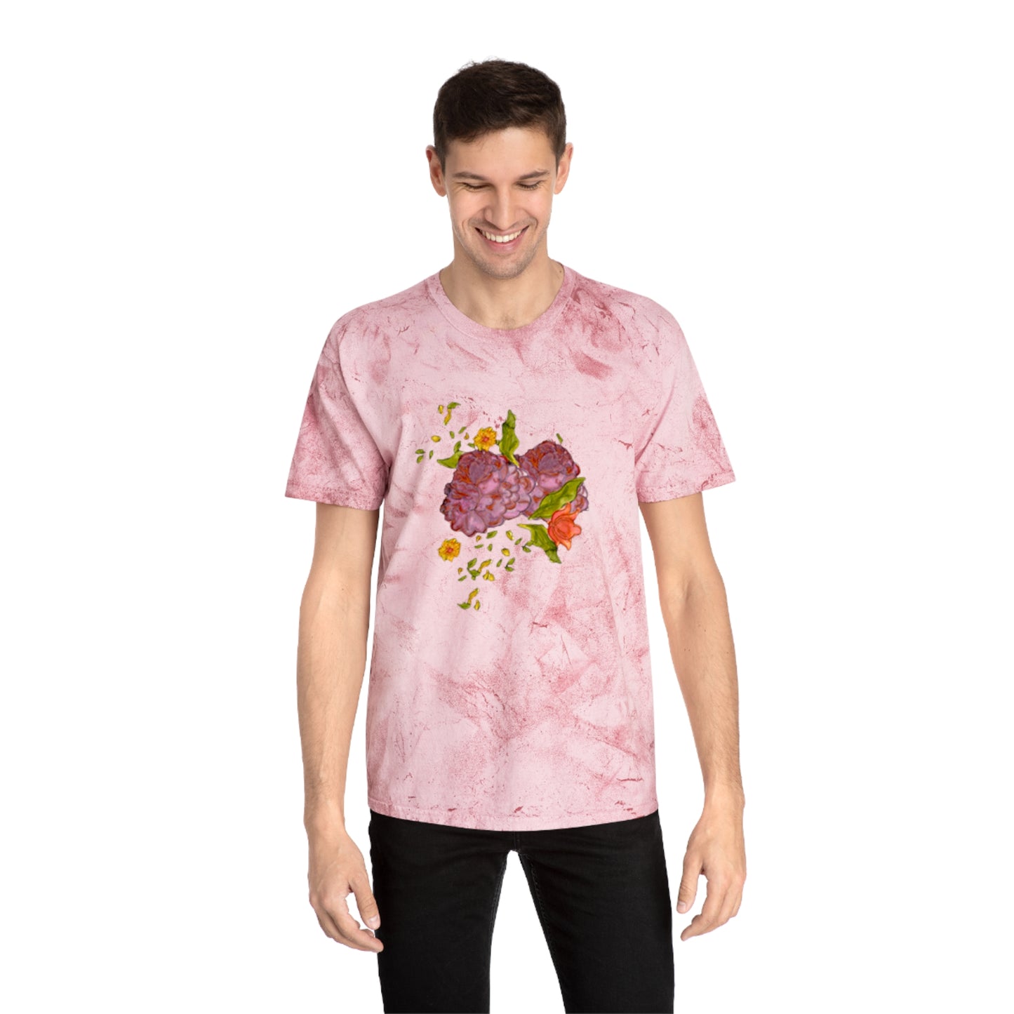 Vintage Flowers Unisex Color Blast T-Shirt