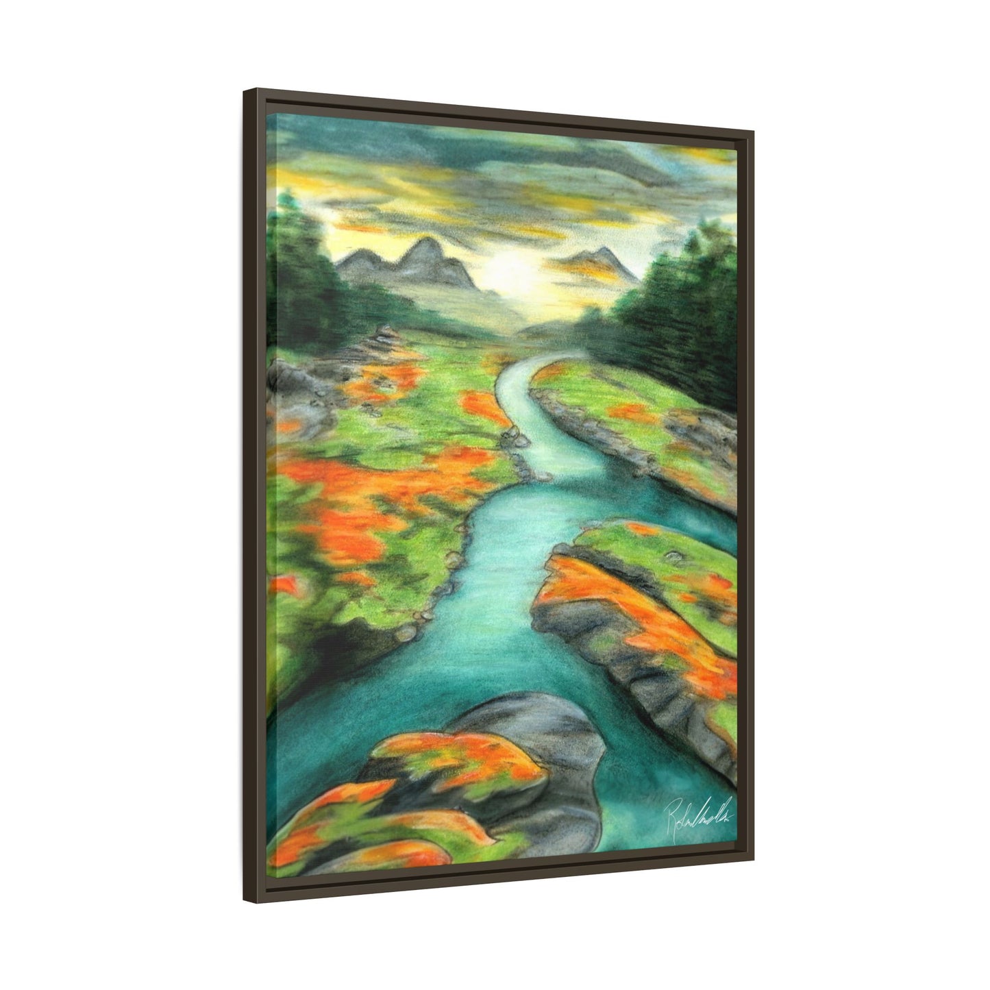Mountain Stream Framed Wall Art