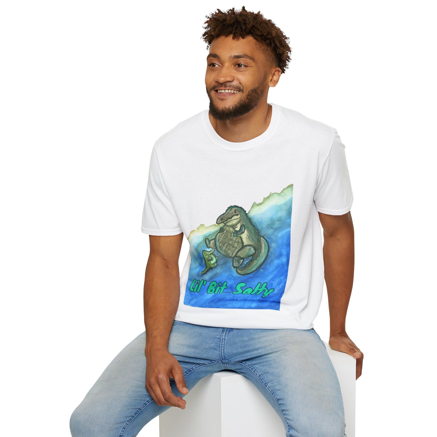 Lil Bit Salty Unisex Softstyle T-Shirt