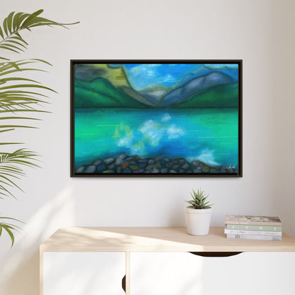 Mountain Lake Framed Wall Art