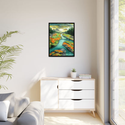Mountain Stream Framed Wall Art