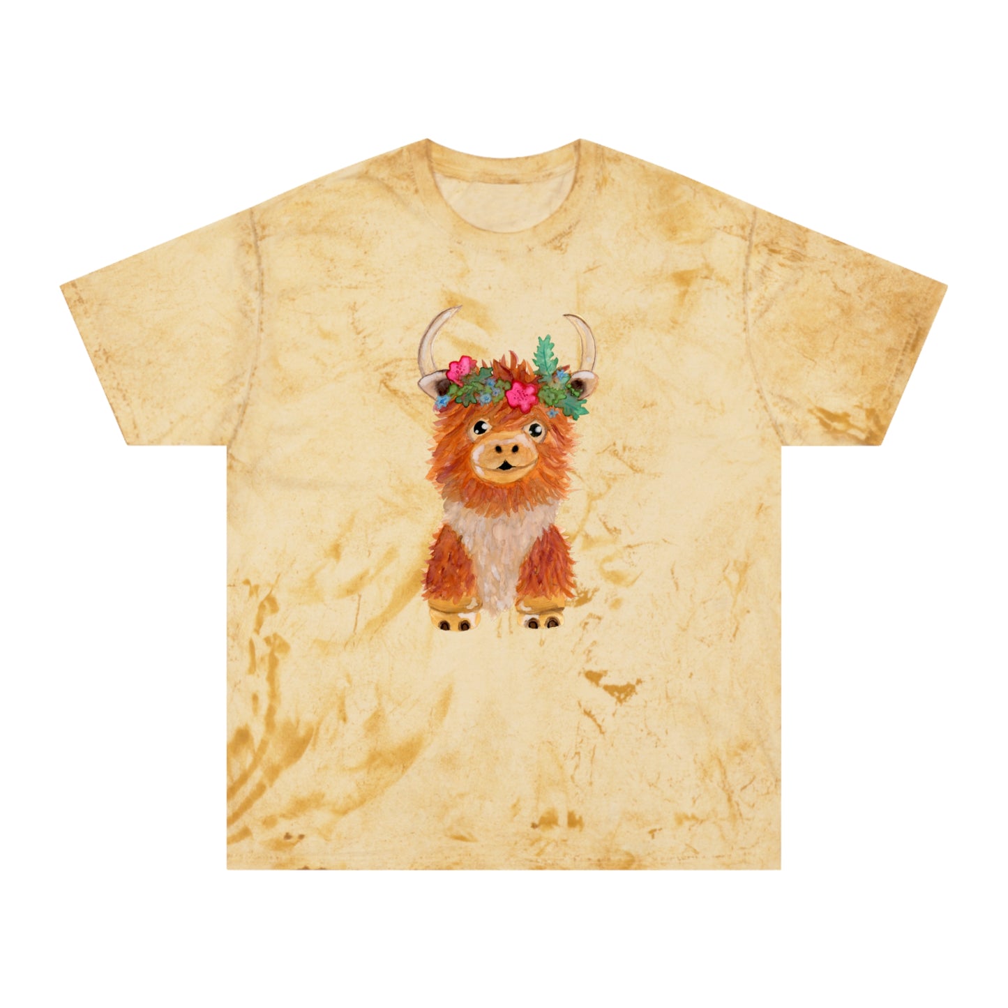 Cow Unisex Color Blast T-Shirt