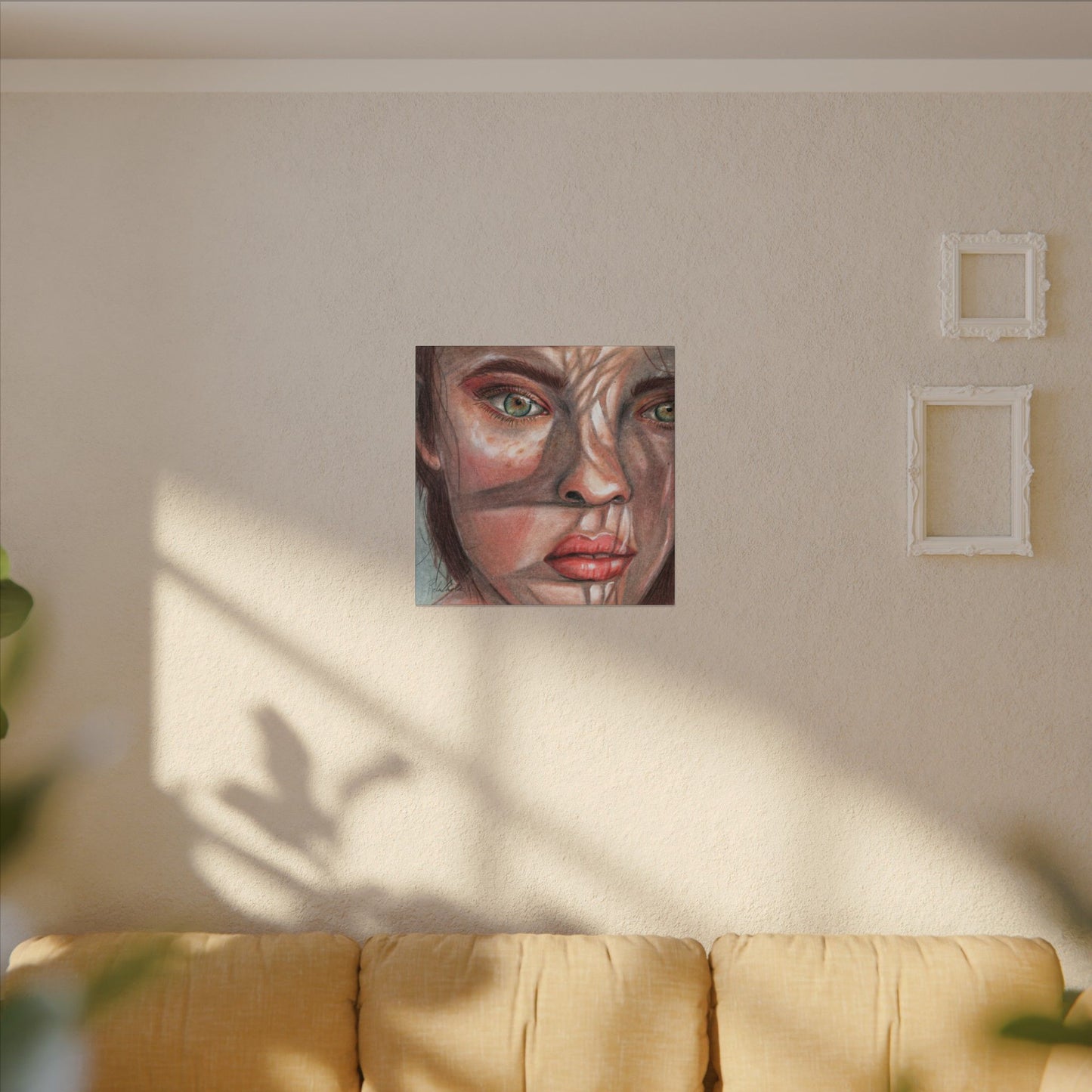 Woman In the Shadows Canvas Gallery Wrap