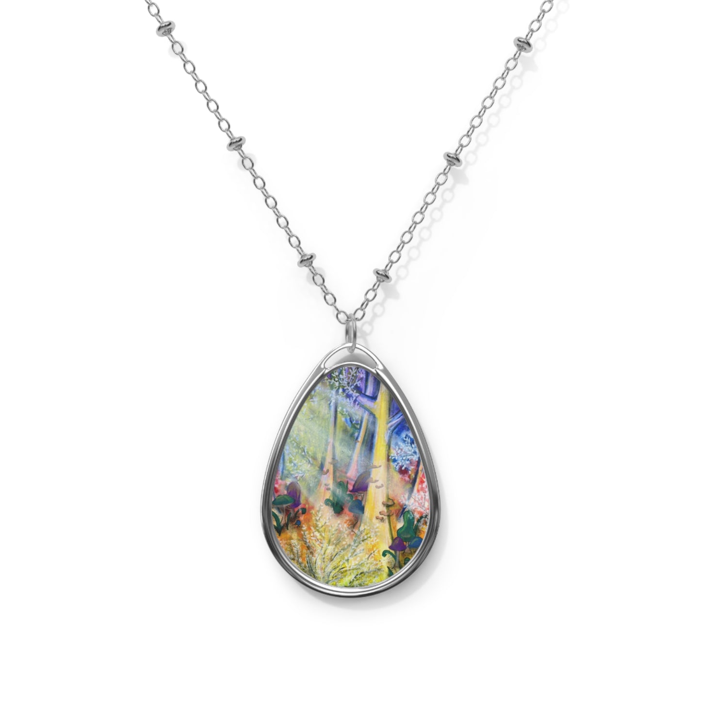 Fairy Forest Oval Necklace