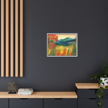 Fall Mountains Framed Wall Art