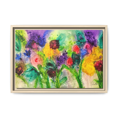 Abstract Flowers Framed Wall Art