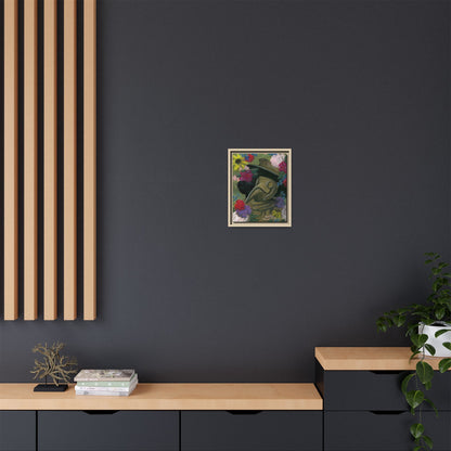 Plague Doctor and Raven Framed Wall Art
