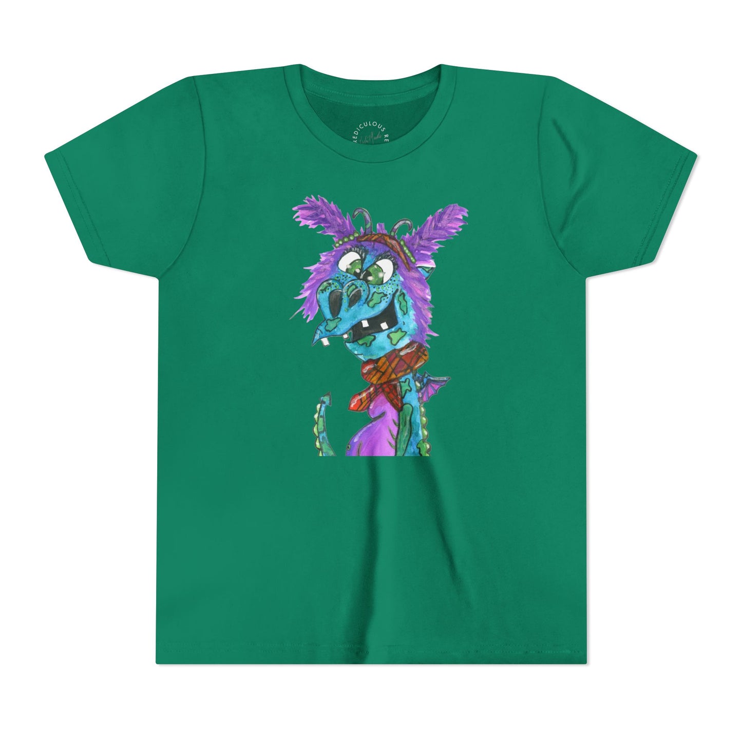 Youth Tee — Colorful Friendly Monster Kids Graphic T-Shirt