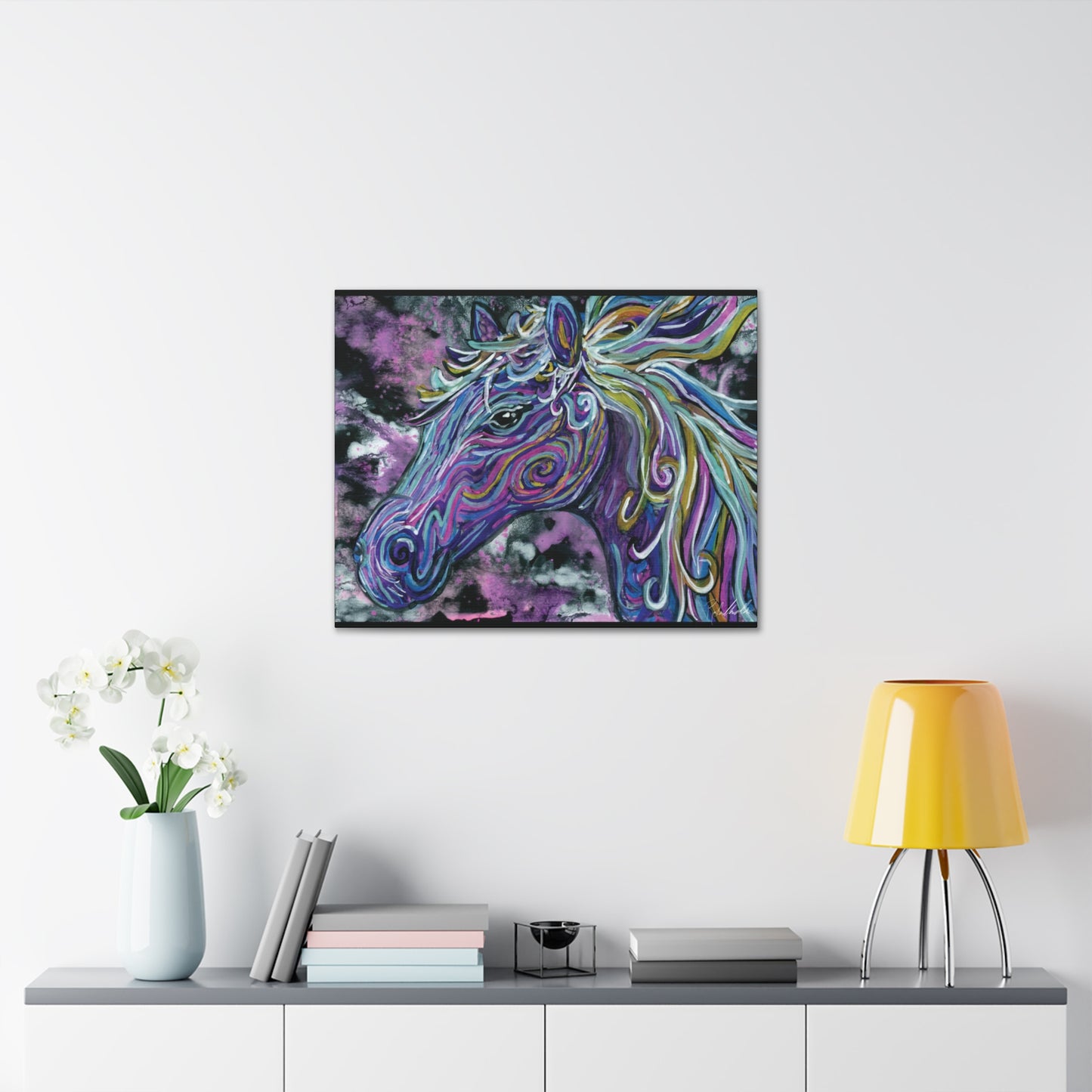 Watercolor Horse Canvas Gallery Wrap