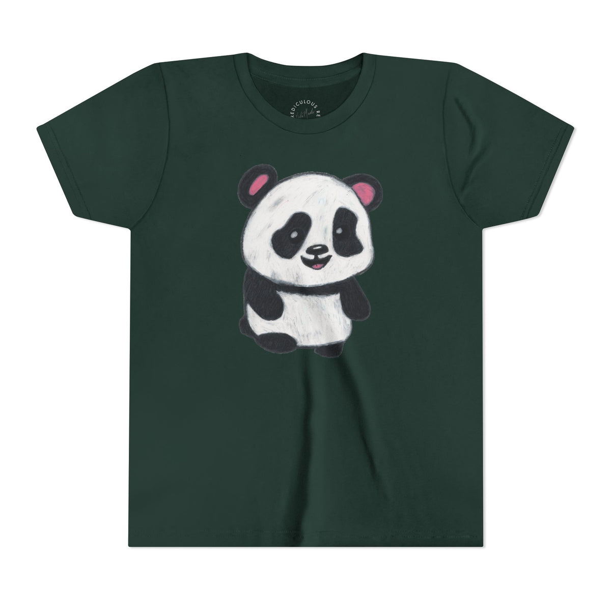 Kids Panda Tee — Cute Hand-Drawn Baby Panda Youth Shirt