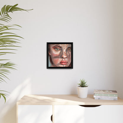 Woman In the Shadows Framed Wall Art