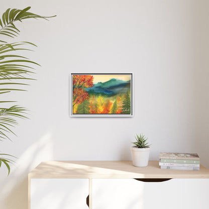 Fall Mountains Framed Wall Art