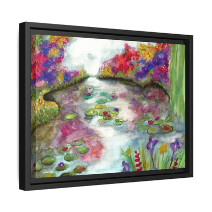 Floral Summer Pond Framed Wall Art