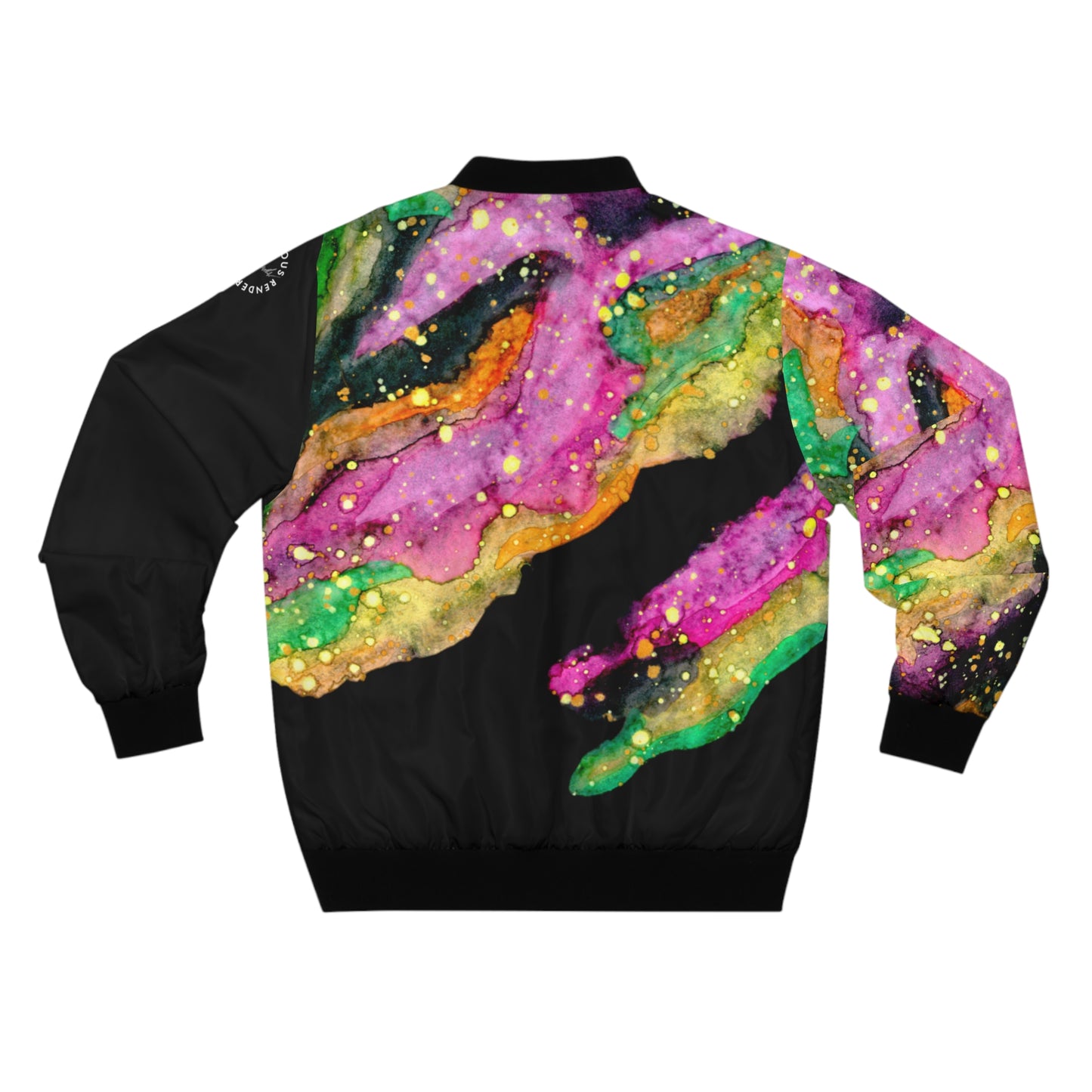 Neon Galaxy Men's Bomber Jacket (AOP)