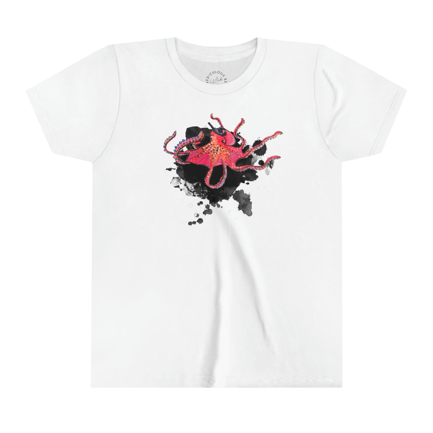 Red Octopus Kids T-Shirt