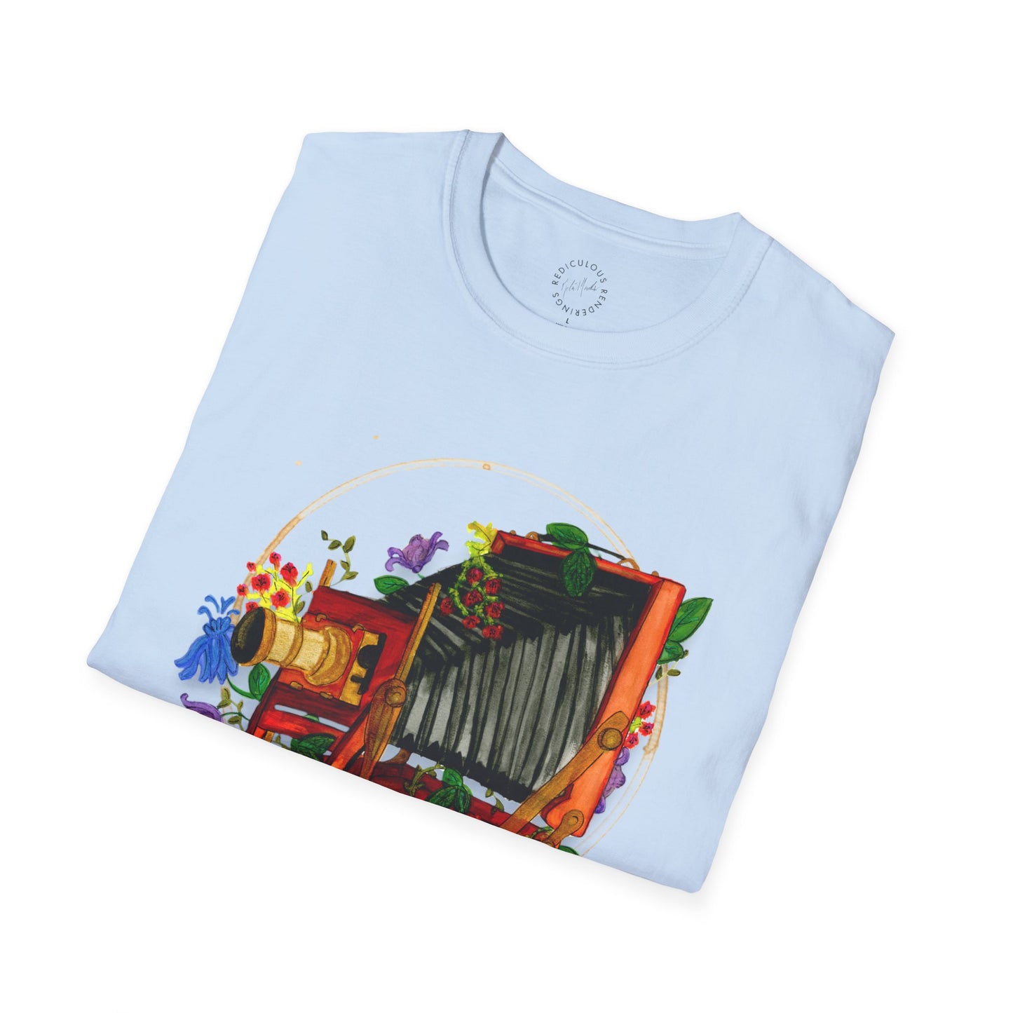 Vintage Camera Unisex Softstyle T-Shirt