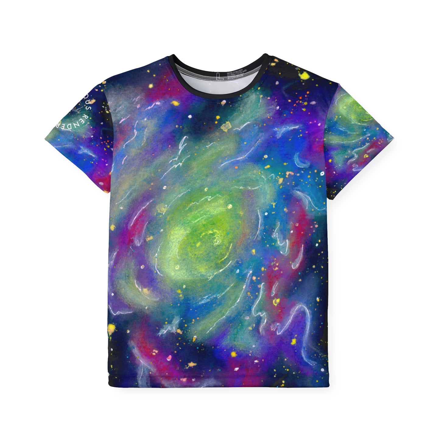 Rainbow Vortex Galaxy Kids Sports Jersey (AOP)