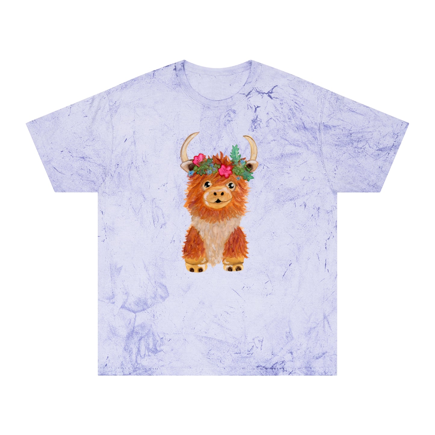 Cow Unisex Color Blast T-Shirt