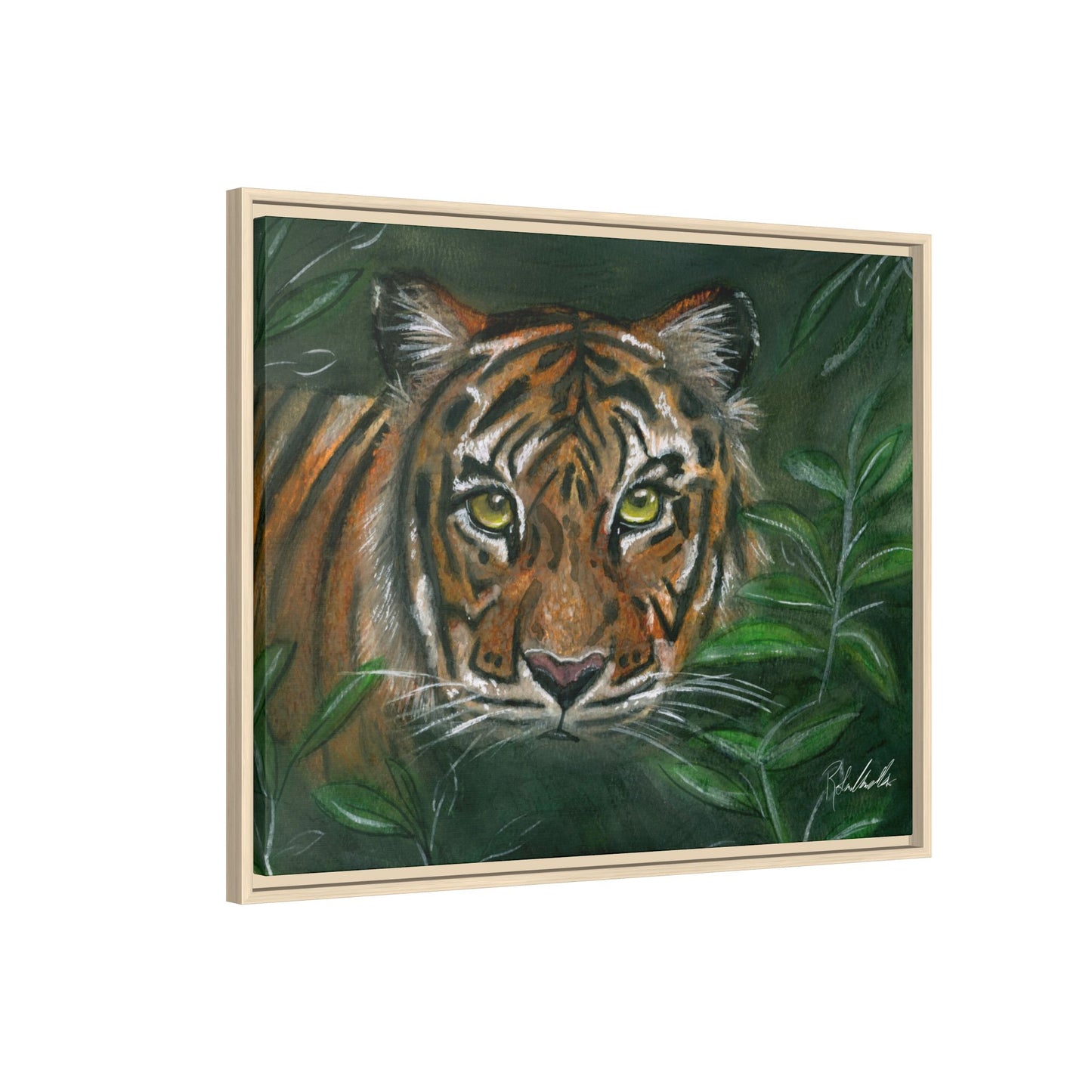 Jungle Tiger Framed Wall Art