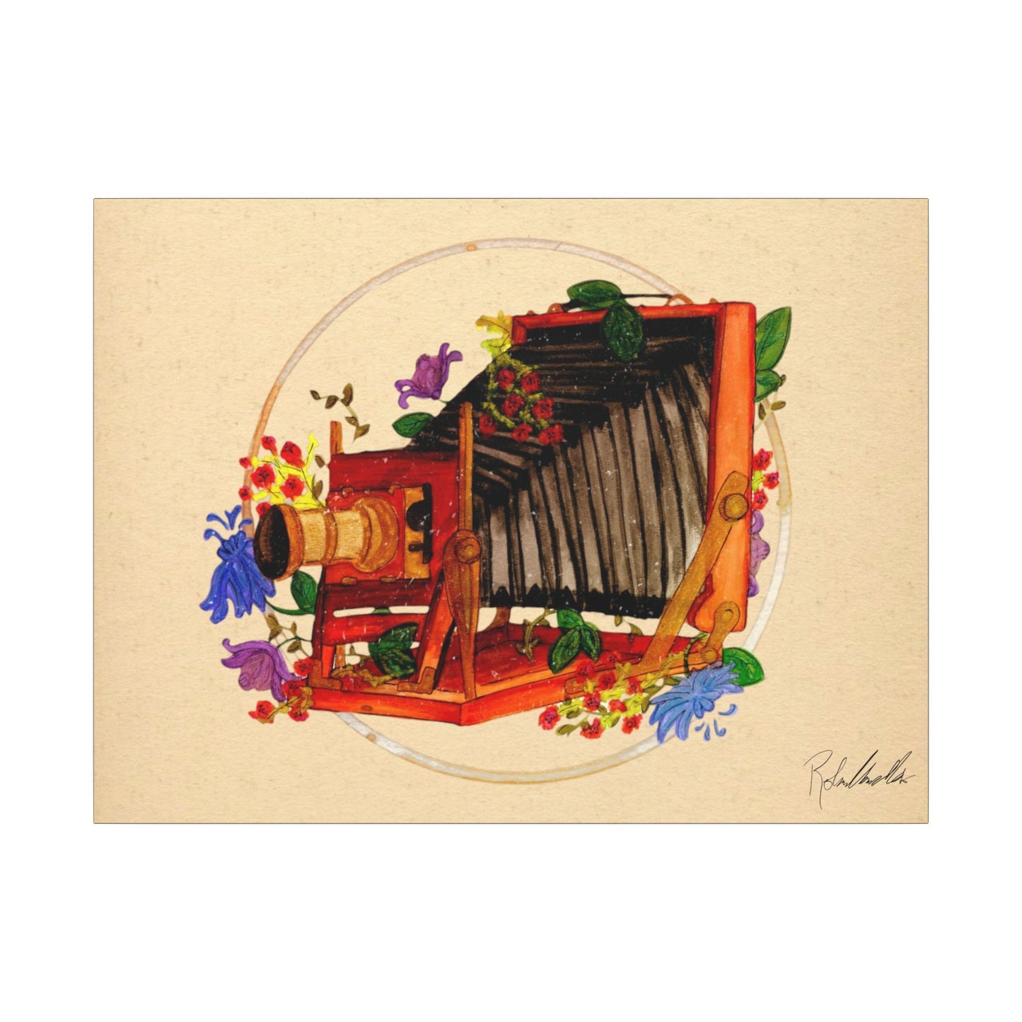 Vintage camera Canvas Gallery Wrap