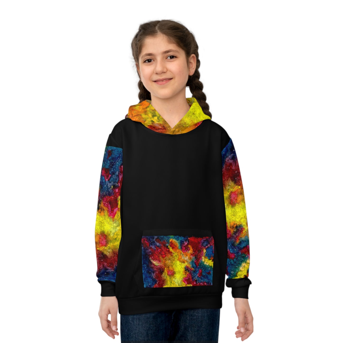 Sunset Clouds Galaxy Children's Hoodie (AOP)