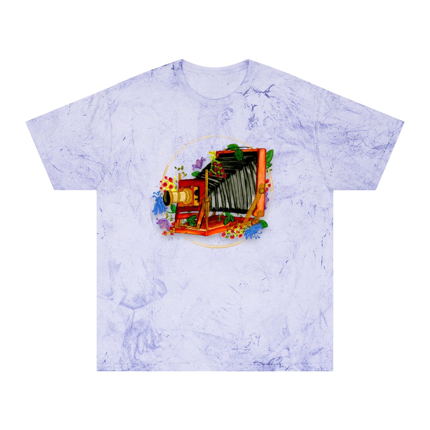 Vintage Camera Unisex Color Blast T-Shirt