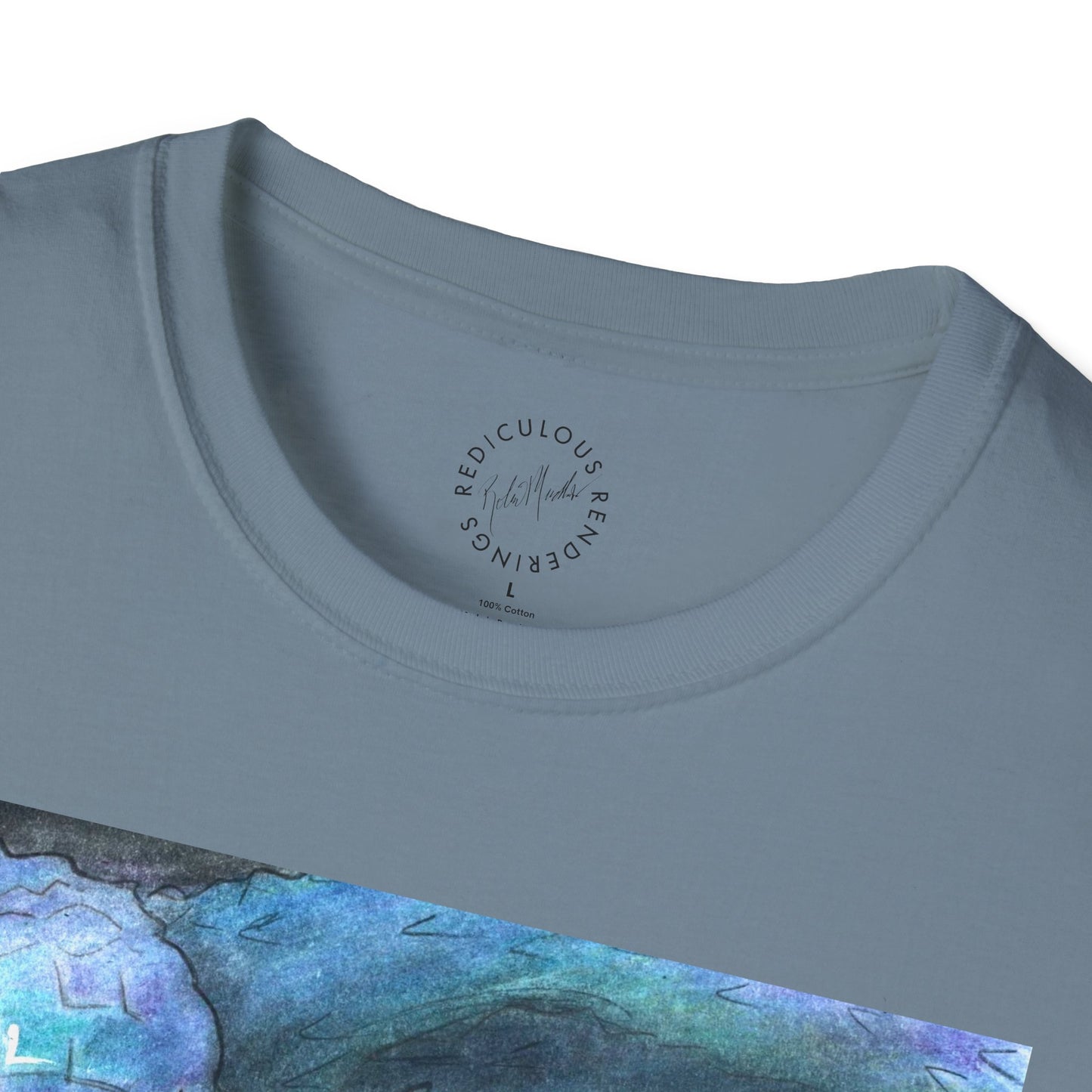 Cute Snake Unisex Softstyle Print T-Shirt