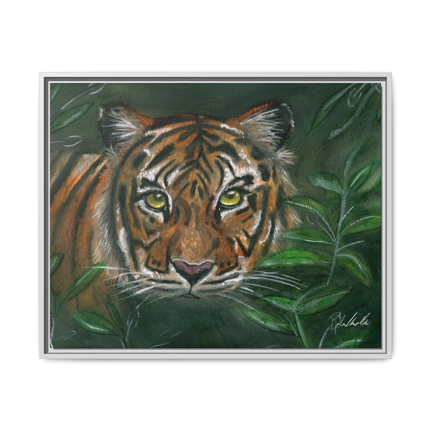 Jungle Tiger Framed Wall Art