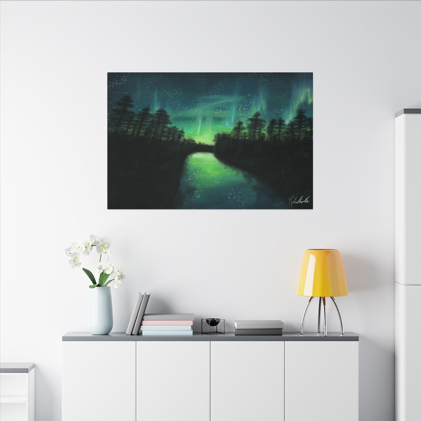 Northern Lights Canvas Gallery Wrap