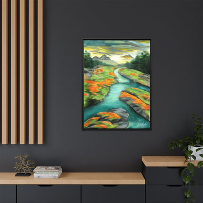 Mountain Stream Framed Wall Art