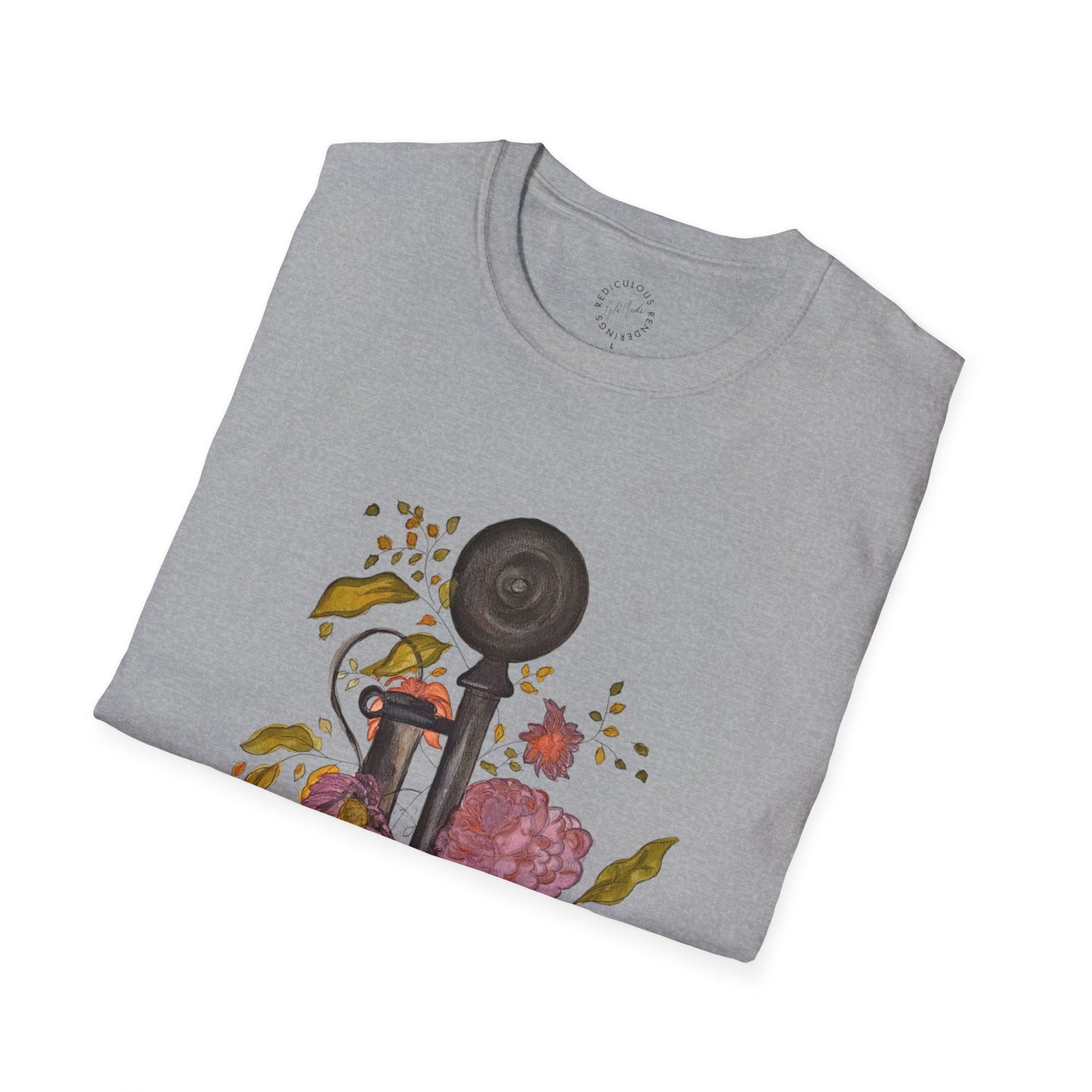 Vintage Phone Unisex Softstyle T-Shirt