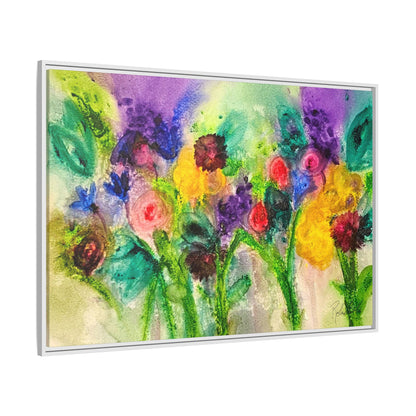 Abstract Flowers Framed Wall Art