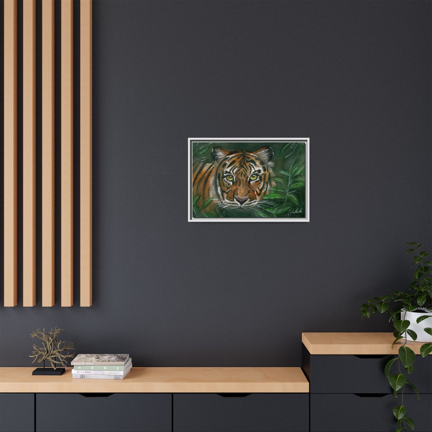 Jungle Tiger Framed Wall Art